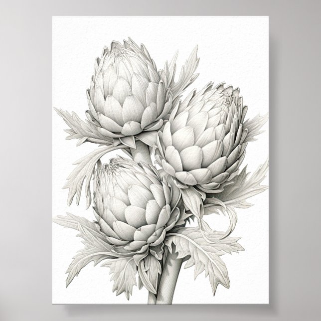 BUNCH OF ARTICHOKES POSTER (Front)