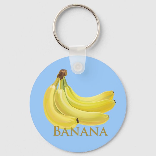Bunch of Bananas Key Ring (Front)