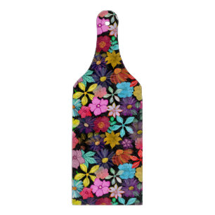 BUNCH OF BEAUTIFUL & PRETTY COLOURED FLORALS CUTTING BOARD