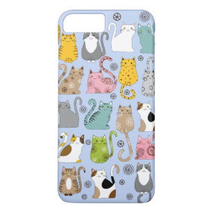 Bunch of Cute and Fun Cats iPhone 7 Plus Case