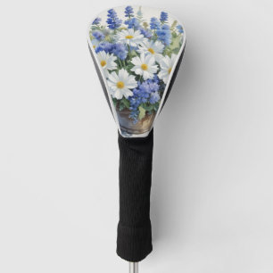 Bunch of Flowers Elegant Watercolor Golf Head Cover