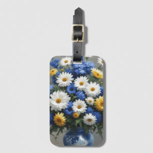 Bunch of Flowers Elegant Watercolor Luggage Tag