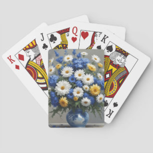 Bunch of Flowers Elegant Watercolor Playing Cards