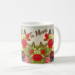 Bunch of flowers for Mum Coffee Mug