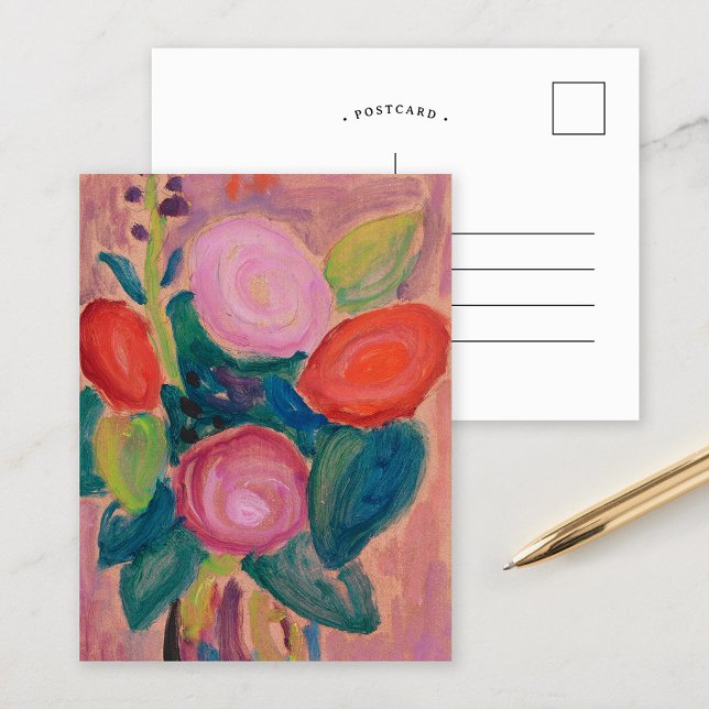 Bunch of Flowers in Vase | von Jawlensky Postcard (Creator Uploaded)