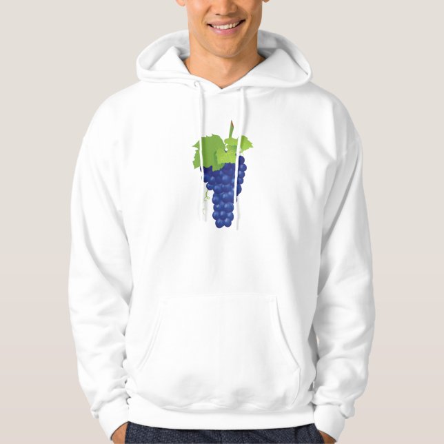 Bunch of Grapes Mens Hoodie (Front)
