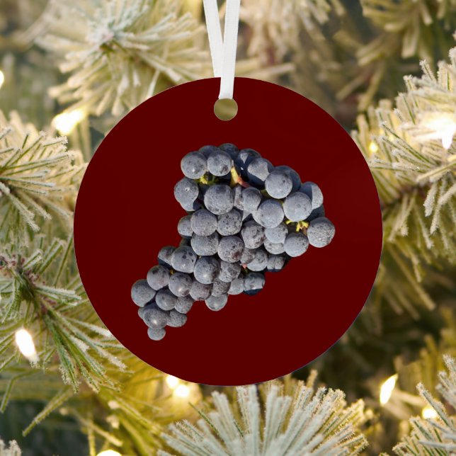Bunch of Grapes Metal Tree Decoration (Insitu)