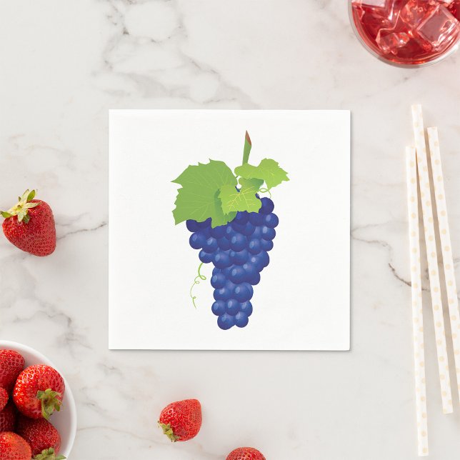 Bunch of Grapes Paper Napkins (Creator Uploaded)