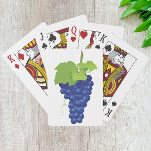 Bunch of Grapes Playing Cards