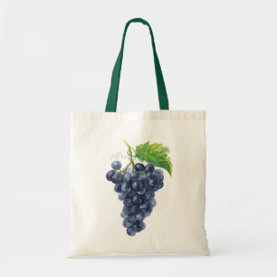 Bunch of grapes Watercolor art Tote Bag