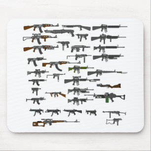 Bunch Of Guns Mouse Mat