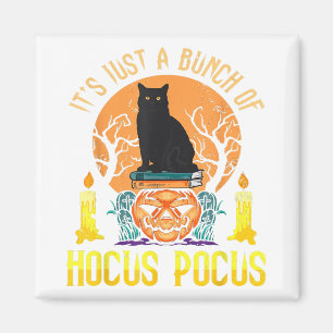 Bunch of Hocus Pocus Black Cat Magnet