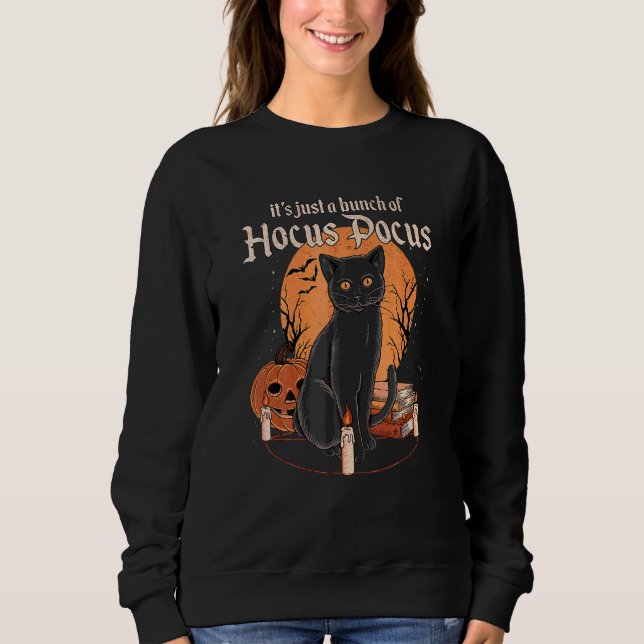 Bunch Of Hocus Pocus Cat Sweatshirt (Front)