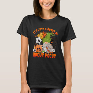 Bunch of Hocus Pocus Pumpkin Gnome Bats Scary T-Shirt