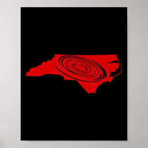 Bunch Of Jerks Funny Hockey Eye Of The Hurricane  Poster