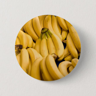 Bunch Of Ripe Bananas 6 Cm Round Badge