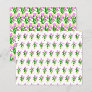 Bunch of Spring Flowers Paper Sheet