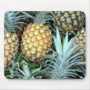 Bunch of Tropical Hawaiian Pineapples Mouse Mat