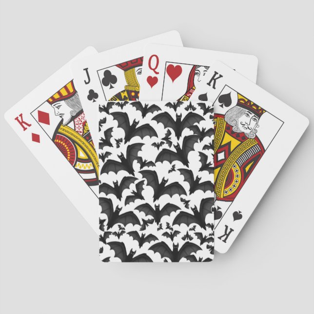Bunch of Vampire Bats Playing Cards (Back)