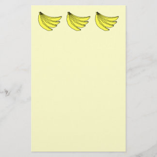 Bunch of Yellow Bananas. Stationery