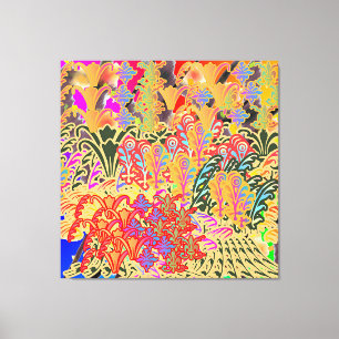 Bunches Of Flowers Canvas Print
