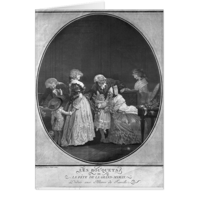 Bunches of flowers or celebrating grandmother (Front)