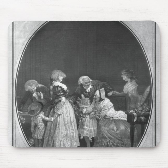 Bunches of flowers or celebrating grandmother mouse mat (Front)