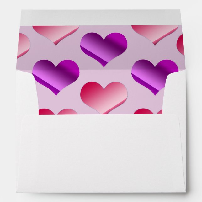 Bunches of Hearts Envelope (Back (Bottom))