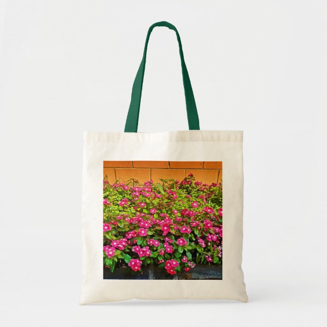 Bunches of Pink Flowers Tote Bag (Front)