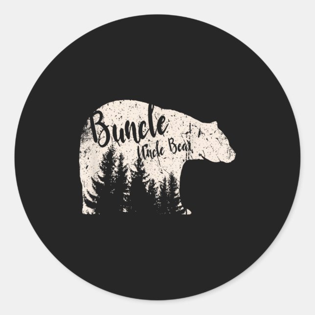 Buncle - They Call Me Buncle - The Uncle Funny  Classic Round Sticker (Front)