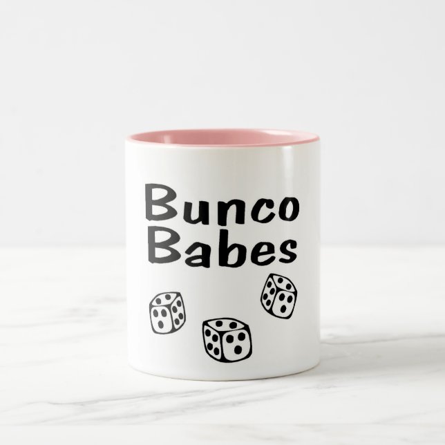 Bunco Babes Two-Tone Coffee Mug (Center)