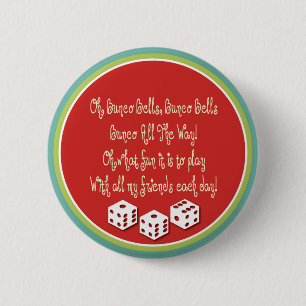 bunco bells, bunco bells 6 cm round badge