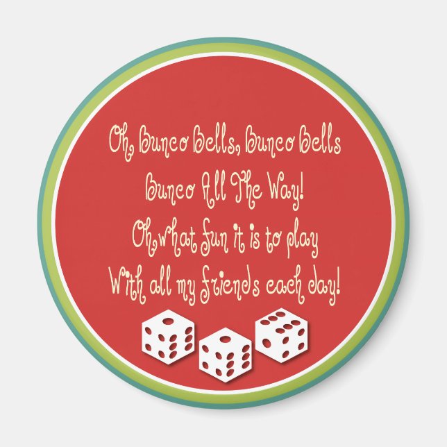 bunco bells, bunco bells magnet (Front)