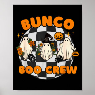 Bunco Boo Crew Bunco Halloween Dice  Poster