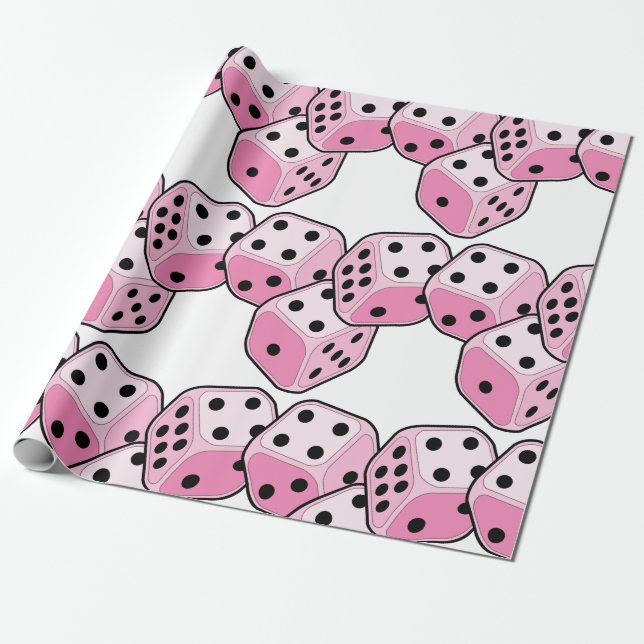 Bunco Breast Cancer Wrapping Paper (Unrolled)