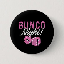 Bunco Button Party Favours Raffle Prize Bunco Nigh