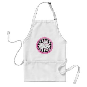 Bunco Chicks Roll With It - Pink Standard Apron