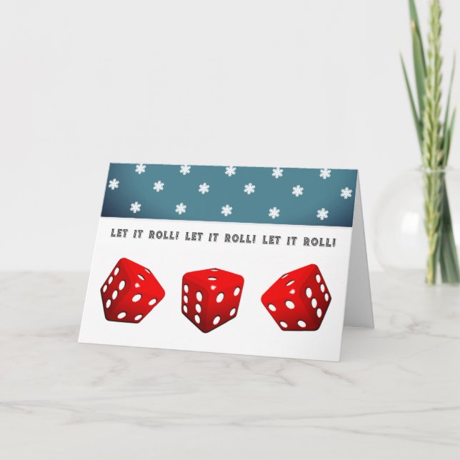 Bunco Christmas Cards (Front)