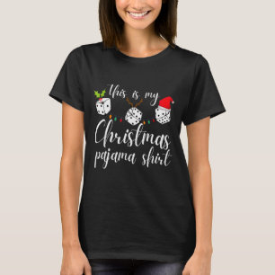 Bunco Christmas Pajama Dice Game Night  T-Shirt