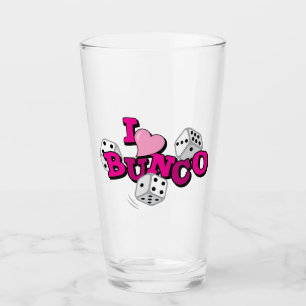 Bunco Dice Game Glass