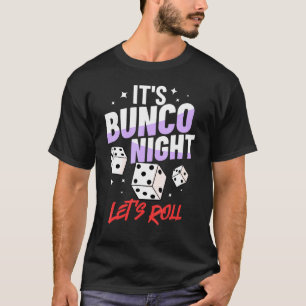 Bunco Dice Game Rules Night Party 1 T-Shirt