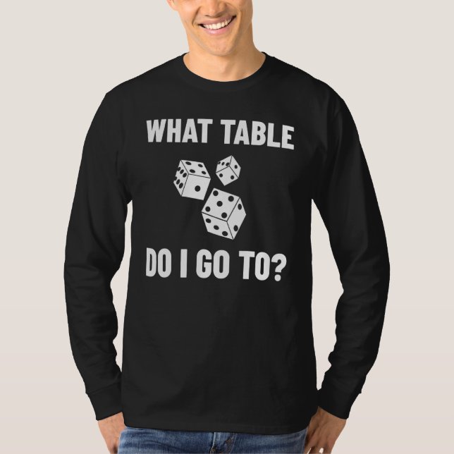 Bunco Dice Game Rules Night Party T-Shirt (Front)