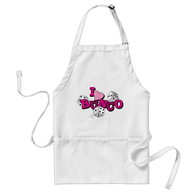 Bunco Dice Game Standard Apron (Front)