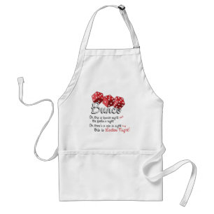 Bunco Dice Game Standard Apron