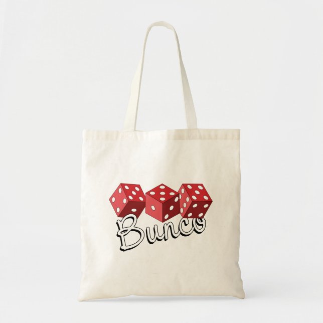 Bunco Dice Game Tote Bag (Front)