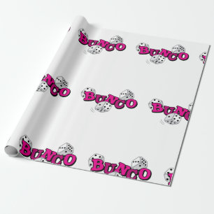 Bunco Dice Game Wrapping Paper