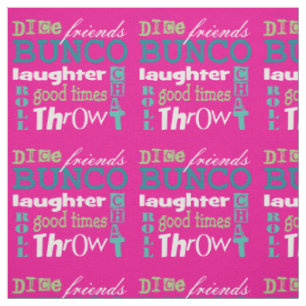 Bunco Friends Fabric