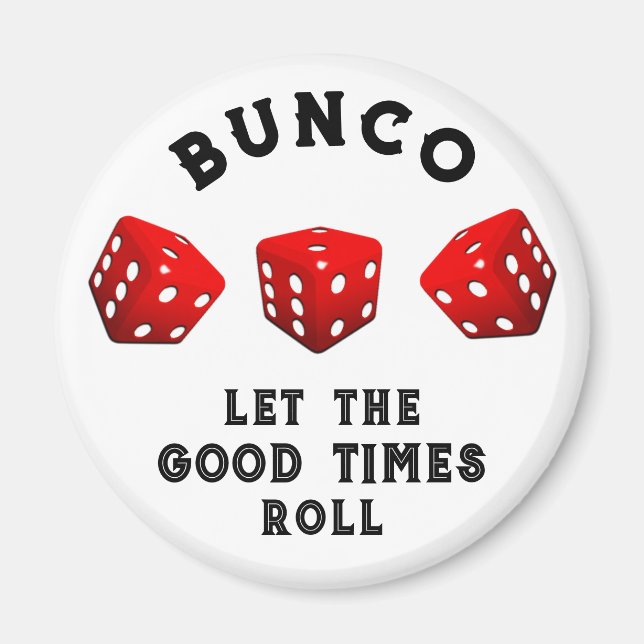 Bunco Game Magnet (Front)