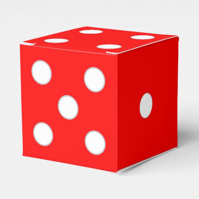 Bunco Game Night Gifts Favour Box (Front Side)