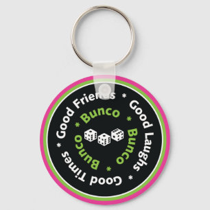 bunco good friends key ring